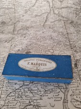 F  MARQUIS 1850 - Boîte Ancienne Chocolat Tablettes Stomachiques Napoléon III 