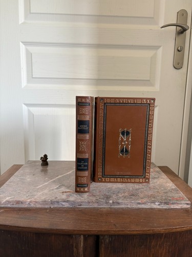 Livre ancien cuir relié - livre,