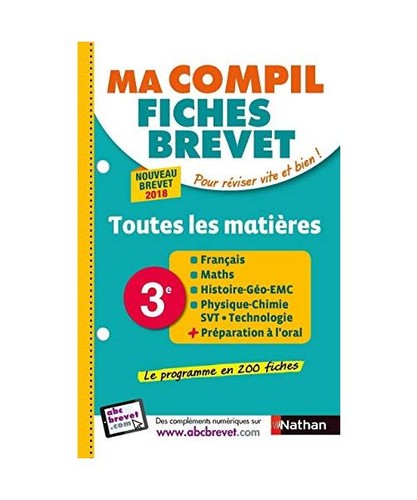 Compil fiches brevet - ma, toutes