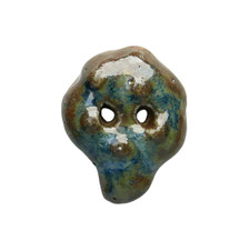 Ancien Bouton en Céramique