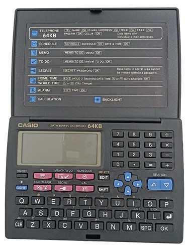 Casio data bank - bank, 64kb