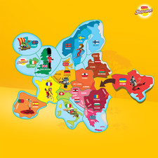 Magnets brossard savane carte - magnets,
