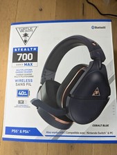 Turtle Beach STEALTH 700 Gen2 MAX Casque gamer bluetooth sans fil bleu PS5 PS4