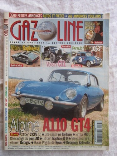 Gazoline alpine a110 - /alpine,