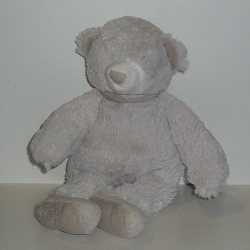 Doudou ours line gris - doudou,