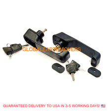 JCB Tractopelle - Porte Poignée Avec 2 Clé, Ensemble De 2 Pièces (Pièce Numéro: