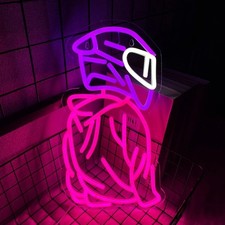 Enseigne néon motard racer