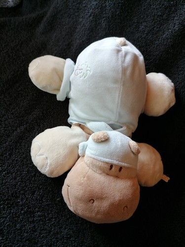 Doudou peluche hippopotame - peluche,