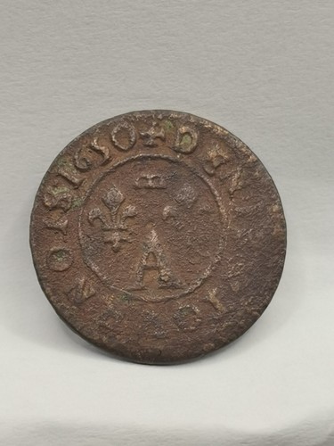 Denier tournois 1650 - denier,