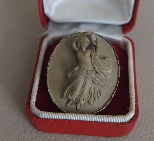 Broche camée art déco - art,