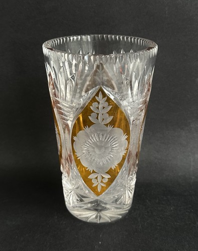 Ancien vase cristal - vase, en