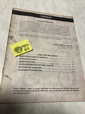 Suzuki TS80ER Z 1982 supplément revue technique moto manuel atelier TS80 ER