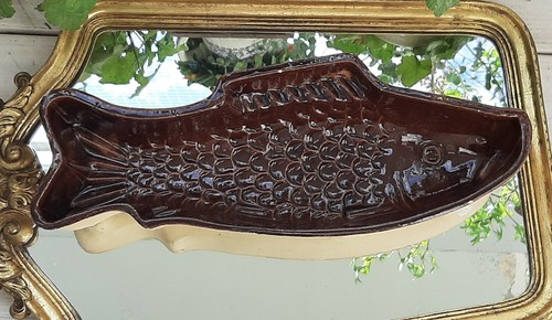 Moule vintage poisson - poisson, terre