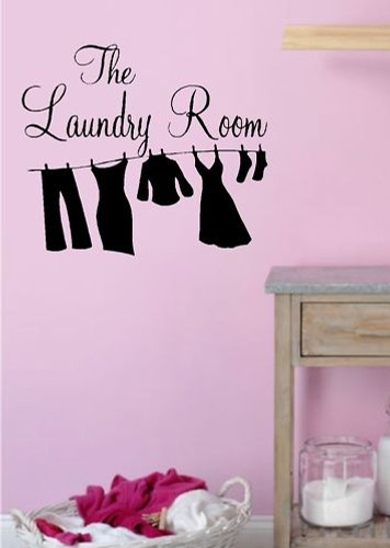 The laundry room clothesline - the,