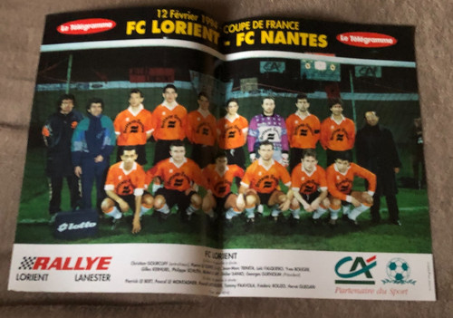 Poster affiche fc lorient - -,
