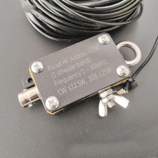 Antenne compacte inversée en forme de V pour communication en ondes courtes HF