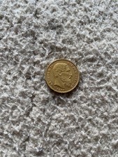 Pièce Belge 20 Francs or LEOPOLD II 1877 Rare Monnaie Collection , gold