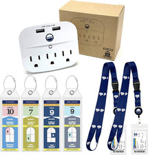 Royal Caribbean Essentials Kit - Cruise Power Strip, Lanyards & Royal Caribbean