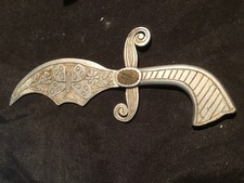 COUTEAU DE POILUS TRAVAIL TRANCHEE VERDUN  EN FORME DE POIGNARD