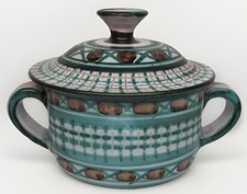 Rare Pot Couvert Signé R.P