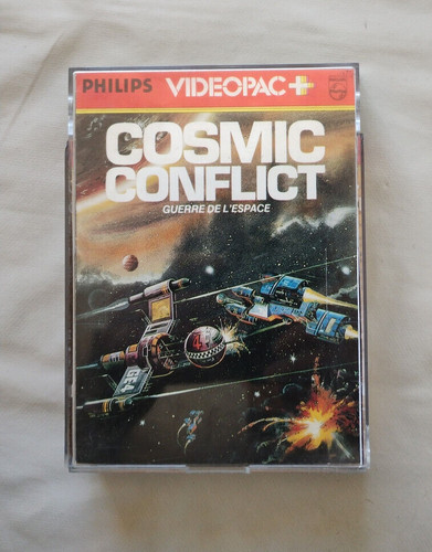 Cosmic conflict videopac - conflict, +