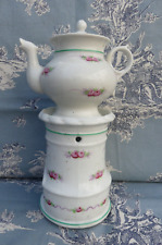 Très belle Tisanière en porcelaine de Paris couvercle cassé recollé 26cm