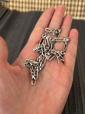 chaine en argent longue et massive, vintage