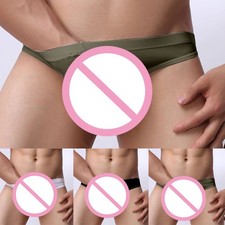 String extensible sans couture homme sous vêtement ouvert devant Sissy Fashion