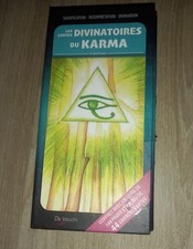 CARTES DIVINATOIRES DU KARMA coffret avec livre de 168 p. 44 cartes