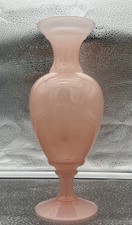VASE OVOIDE OPALINE ROSE
