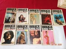 LOT 9 LIVRES BRUCE OSS 117 PRESSES DE LA CITE  JOSETTE BRUCE ESPIONNAGE
