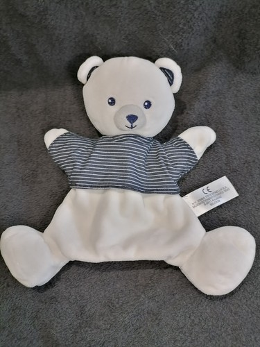 Doudou marionnette ours pull - ours,