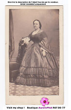 MARIETTA ALBONI, COMTESSE PÉPOLI, CHANTEUSE LYRIQUE OPÉRA, 1860, CDV PERSUS-DD77