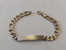 Bracelet Gourmette Argent Massif 925 - 19 g - 20 cm Bijoux Vintage