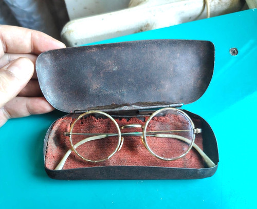 Anciennes lunettes rondes - anciennes,