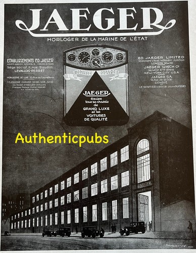 Publicite jaeger montre - publicite,