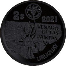 [#1039791] Pièce de monnaie, Uruguay, 2 Pesos Uruguayos, 2021, Fantasy items.Colorisé. Mer