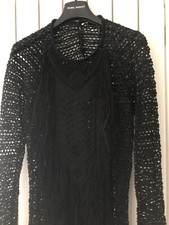 ISABEL MARANT Taille 38 Magnifique et Rare Robe plastron franges NEUF