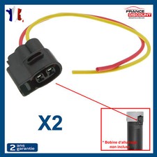 2 x Connectique bobine d'allumage pour CLIO KANGOO LAGUNA MEGANE - 7700107177