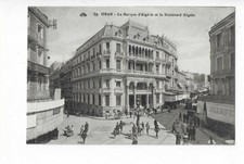 ALGERIE  ORAN  LA BANQUE D ALGERIE ET LE BOULEVARD SEGUIN