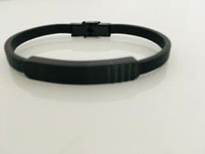 bracelet cuir homme full black