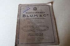 BESANCON (25 ) Ets. BLUM &