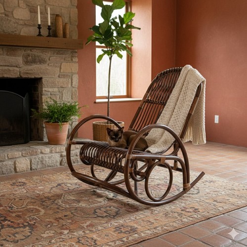 Fauteuil bascule vintage - à,