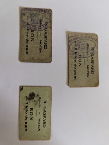 Lot tickets bons de - de, tickets/bons