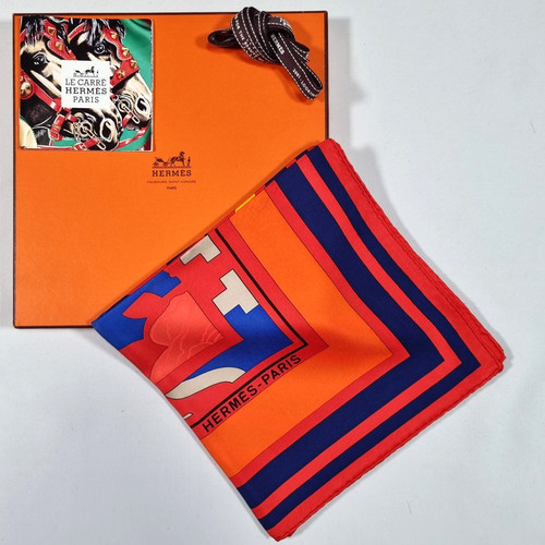 Rare vintage foulard soie - vintage,