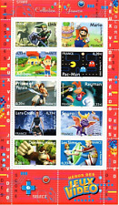 france.bloc no 91 de 2005.collection jeunesse.heros des jeux video.neuf