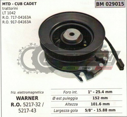 917 04163a embrayage warner - 917-04163a,