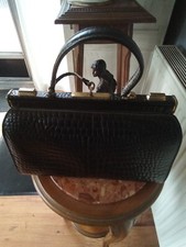 sac a main femme cuir imitation croco
