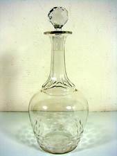 RARE ANCIENNE CARAFE EN CRISTAL DE BACCARAT Modèle Pans Coupé TBE