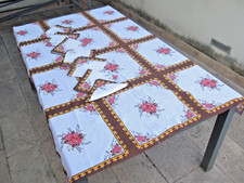 Nappe + 7 serviettes vintage